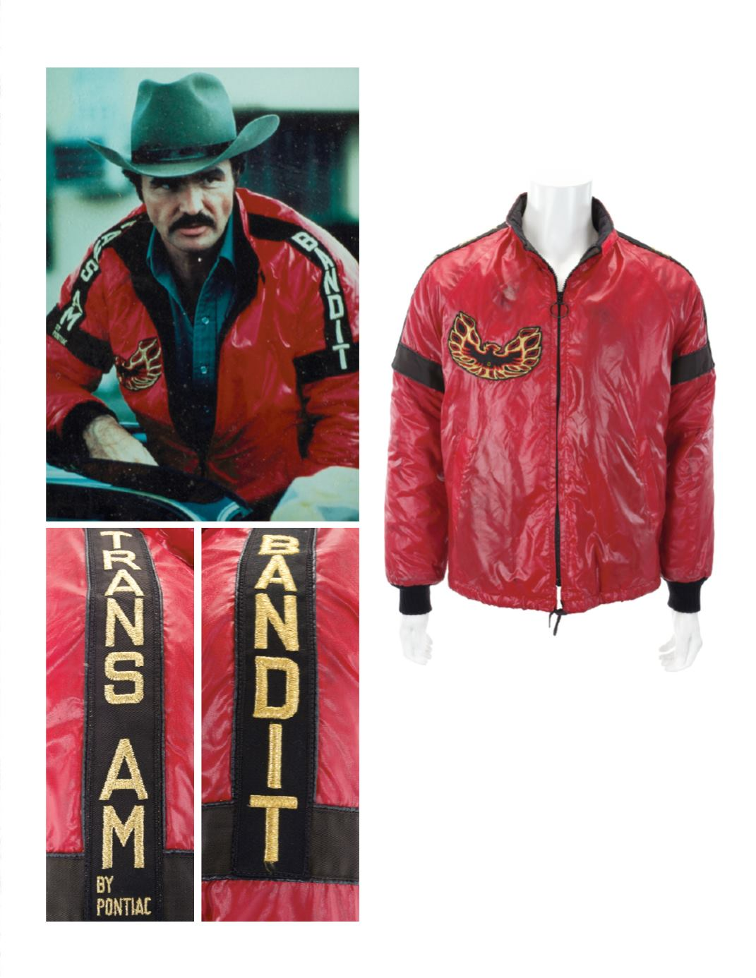 Reynolds' satin jacket from "Smokey and the Bandit".