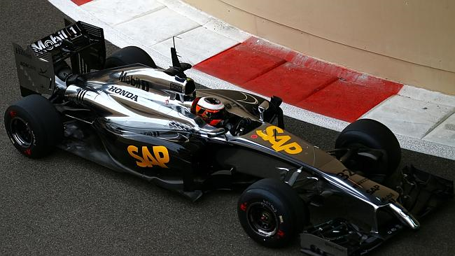 The new Honda-McLaren F1 car was unable to record a time in the final Abu Dhabi test period.