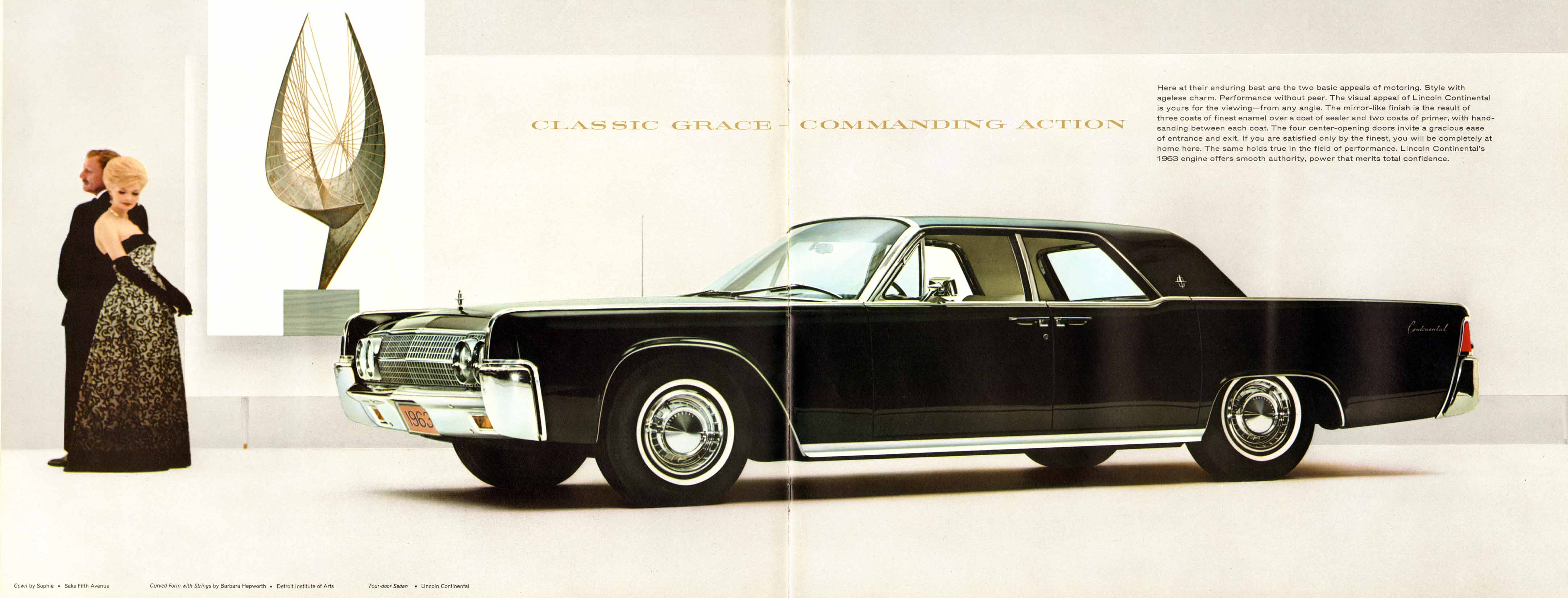 Ah, the good old days - the stylin' 1963 Lincoln Continental
