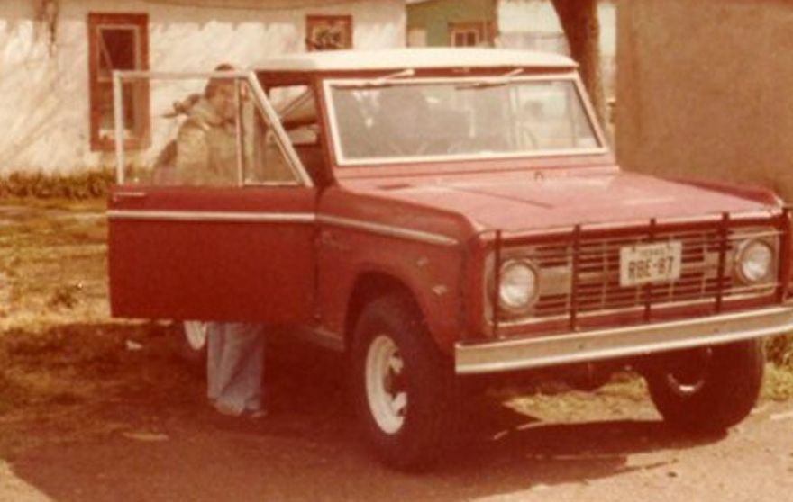 The Ford Bronco back in the day.