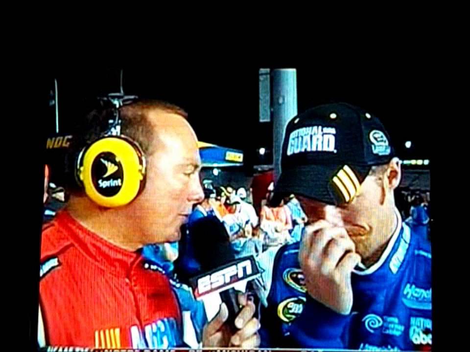 2013 Federated Car Parts 400 – CLINT BOWYER FULL INTERVIEW AND DALE JR