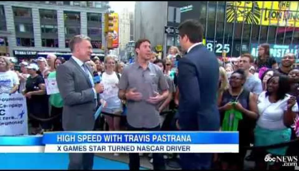 Motocross Master Travis Pastrana Takes about World of NASCAR