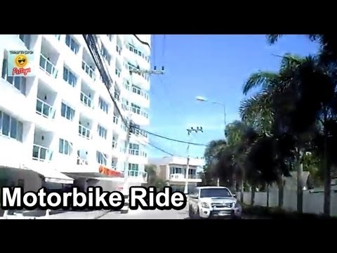 Motorbike Taxi Around Backstreets Pattaya [ Long ] (HD 720p)