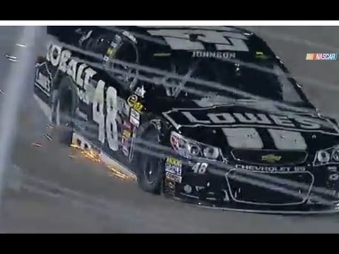 NASCAR Sparks Fly from Jimmie Johnson | Federated Car Parts 400, Richmond (2013)