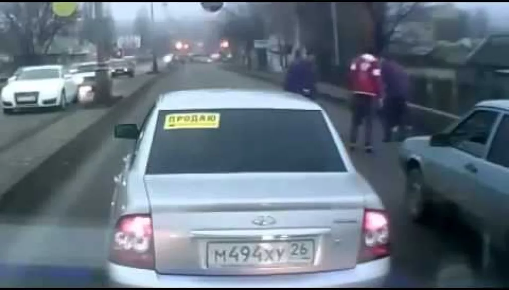 Rumble about Russian Road due to Road Rage