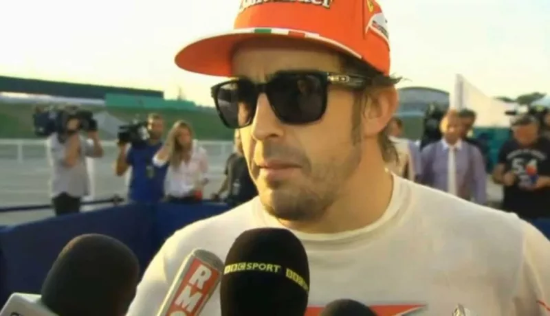 Alonso’s Post Race Interview (Japan Grand Prix 2013)