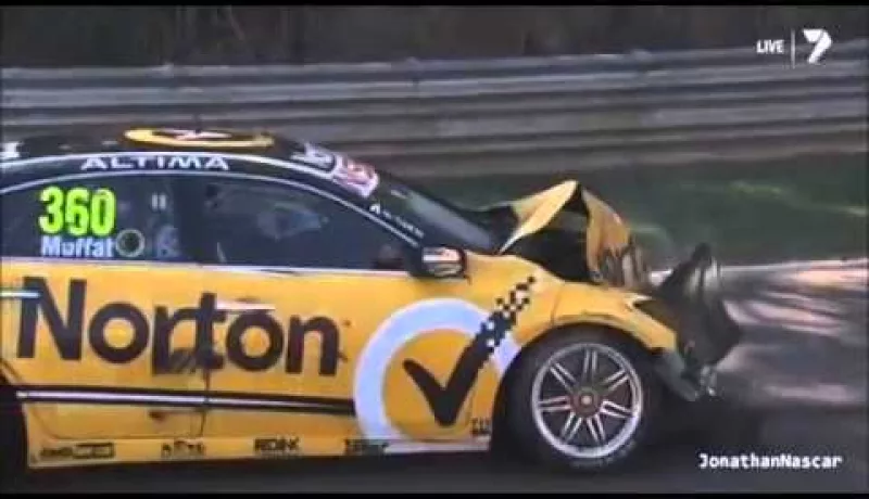 Huge V8 Supercar Crash With Fiore & Others Turn 2
