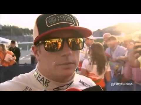 Kimi Raikkonen Post Race Interview After Japanese Grand Prix