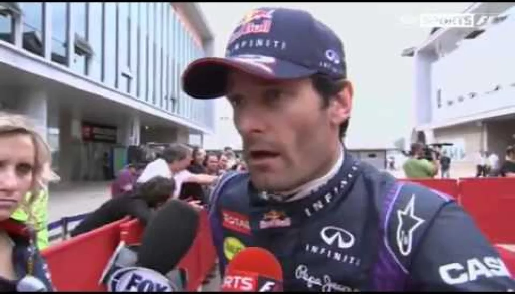 Korean Grand Prix 2013 – Interview with Mark Webber.