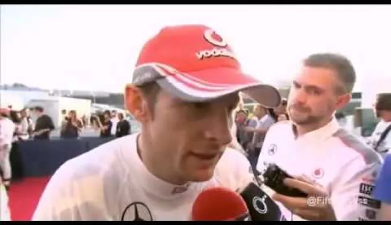 Post Race – Japanese Grand Prix – Jenson Button