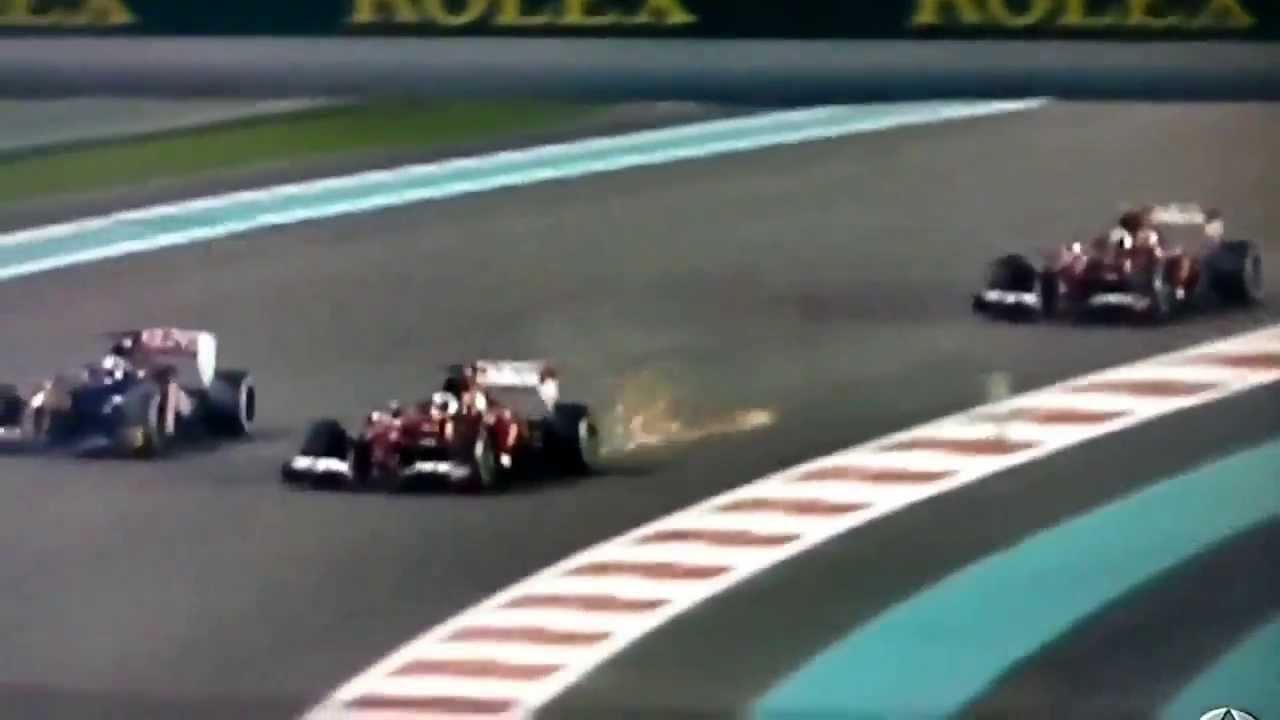 F1,GP Abu Dhabi 2013, Alonso adelanta al límite y al Hospital //  Incredible Overtaking plus Hospital