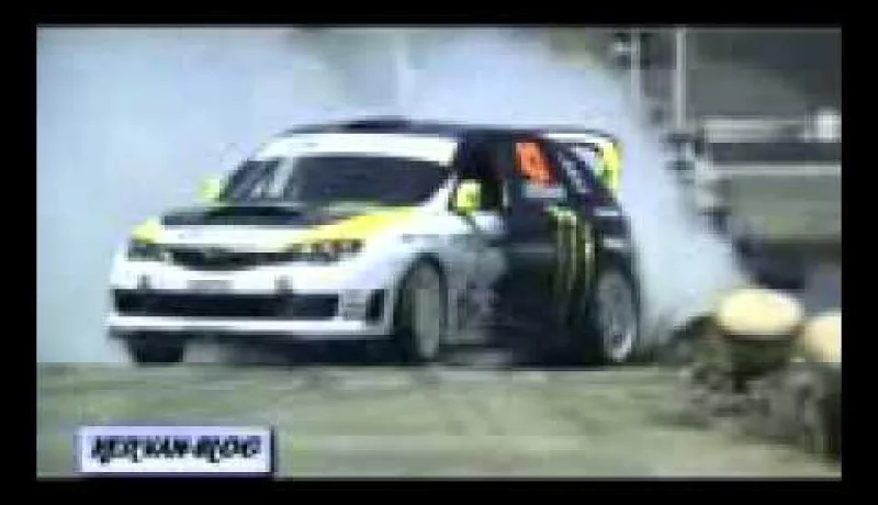 Ken Block Drifting Subaru Impreza WRX STI GYMKHANA
