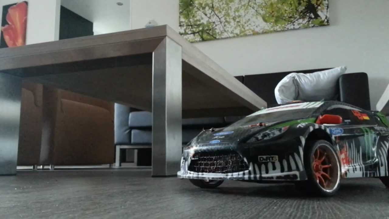 RC Gymkhana Part 3 @ Holiday Home ( Traxxas Rally / Ken Block ) Real RC Sounds HD !!