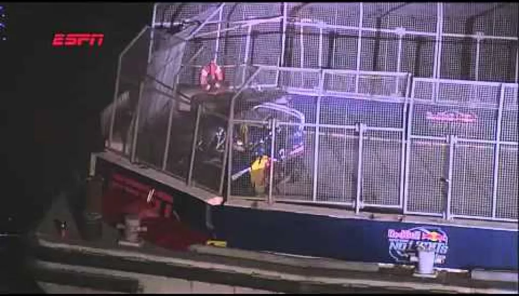 Travis Pastrana jumps 269 feet inside rally car