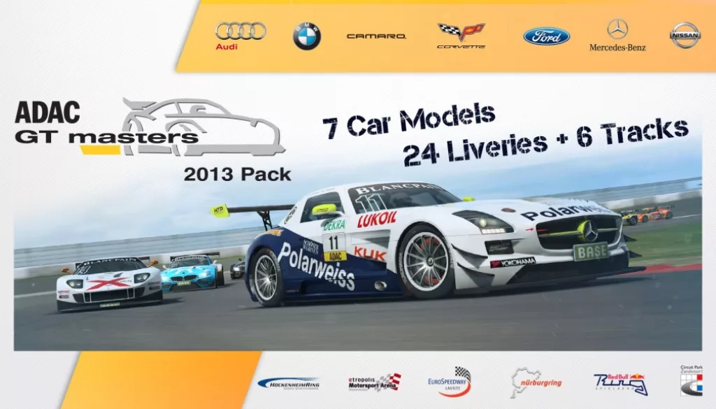 RaceRoom Features GT Masters 2013 Pack