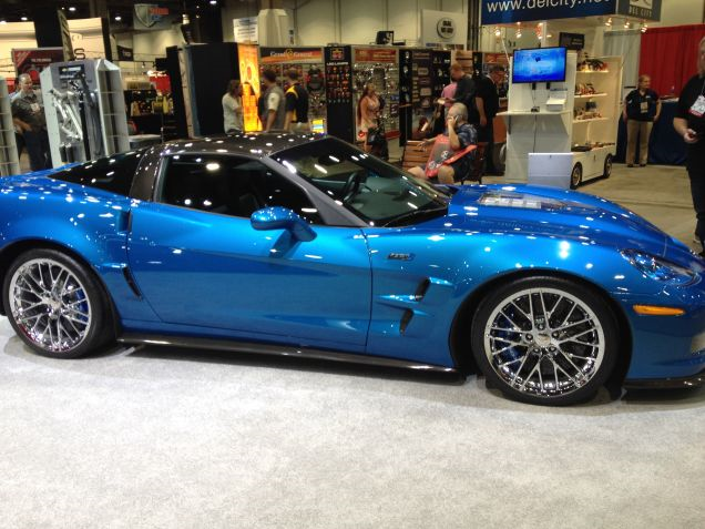 The Blue Devil at the SEMA Show this week in Las Vegas.