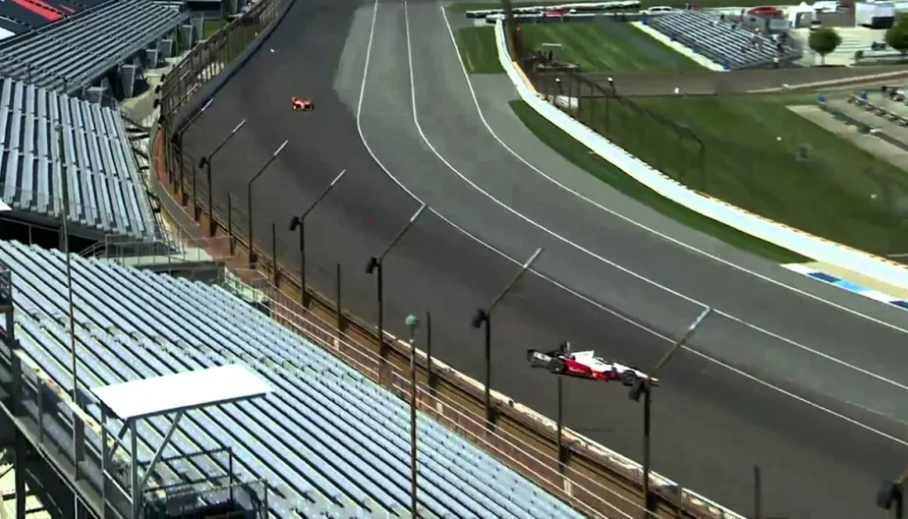 Another Indy 500 Practice Mishap – This Time Helio Castroneves Takes Flight