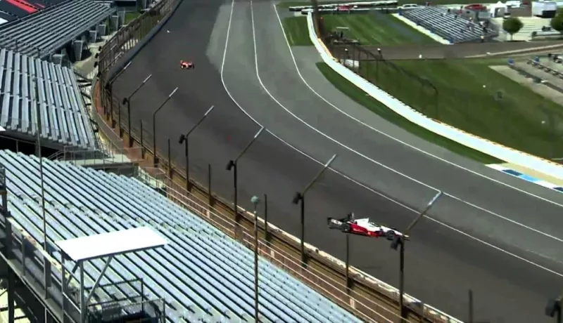 Another Indy 500 Practice Mishap – This Time Helio Castroneves Takes Flight