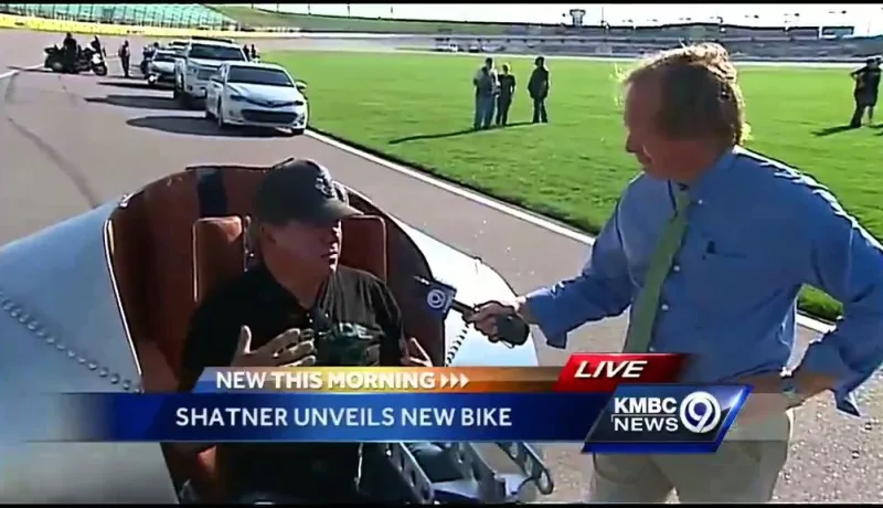 William Shatner Helps Builds A Trike That Doesn’t Work