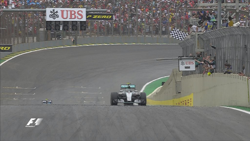 Rosberg easily wins the 2015 Brazilian Grand Prix.