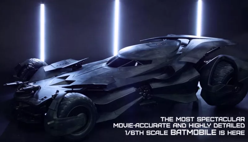 1/6th Of The New Batmobile In Action