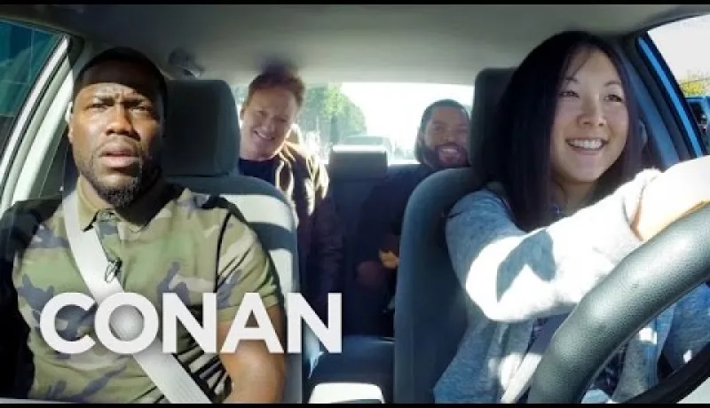 Conan, Ice Cube And Kevin Hart Give Student Driver Test