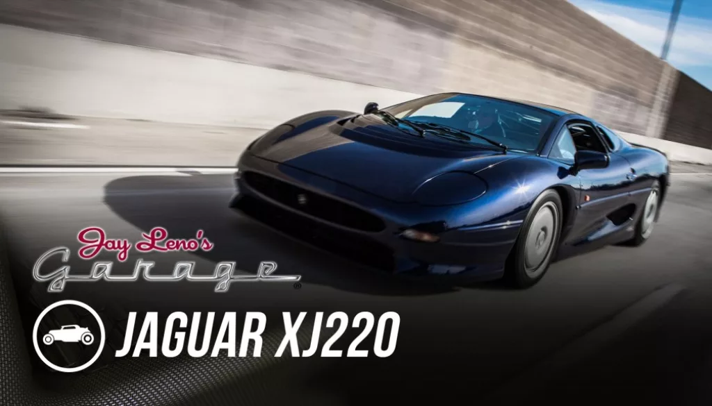Holy Moly! Jay Leno Brings The Jaguar XJ220 Out Of His Garage