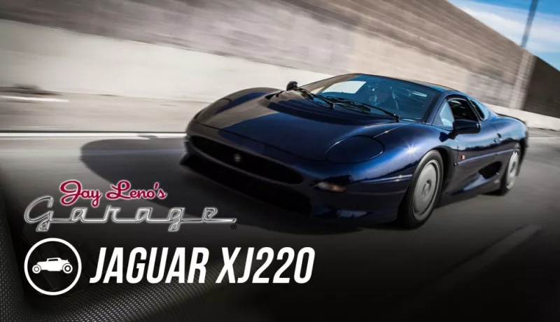 Holy Moly! Jay Leno Brings The Jaguar XJ220 Out Of His Garage