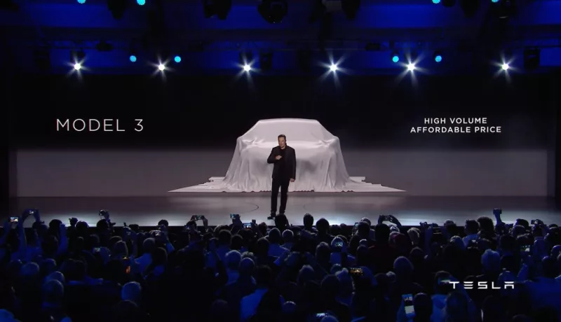 Tesla Unveils Their New Model 3