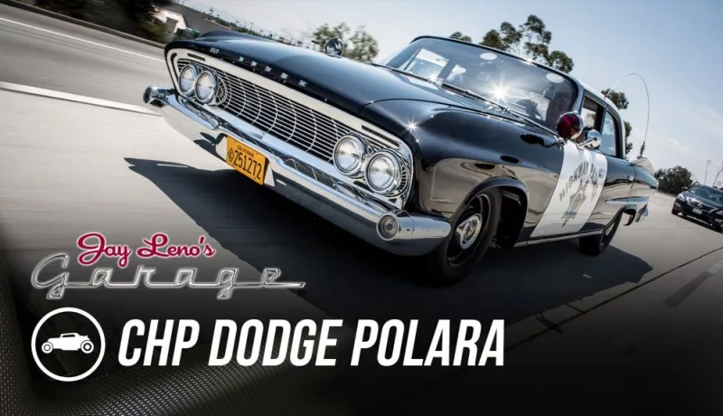 Jay Leno Pulls A 1961 Dodge Polara Police Car Out Of His Garage