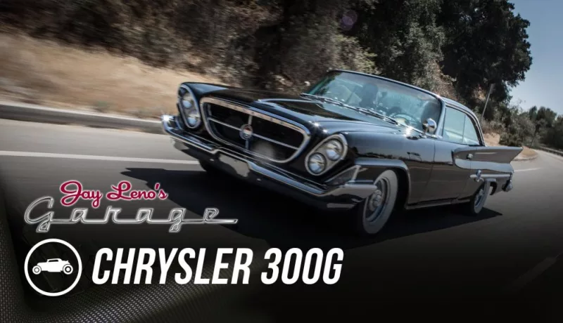 Jay Leno Rolls A 1961 Chrysler 300 G Out Of His Garage
