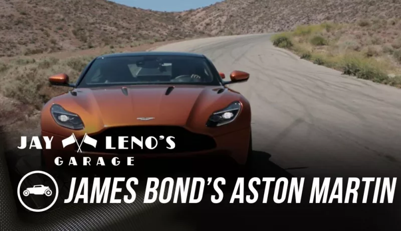 Jay Leno Takes James Bond’s Aston-Martin DB11 Out Of His Garage