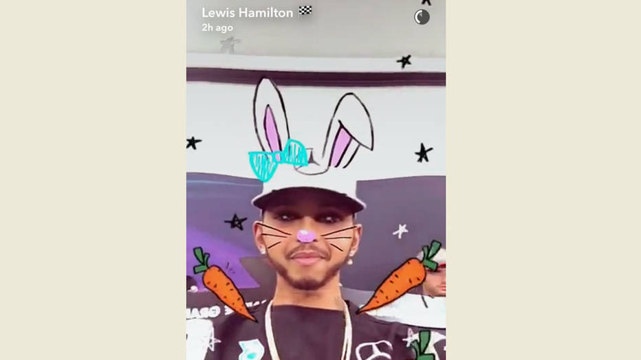 Lewis Hamilton was too busy making himself into a bunny to worry about the start for the 2016 Japanese Grand Prix.