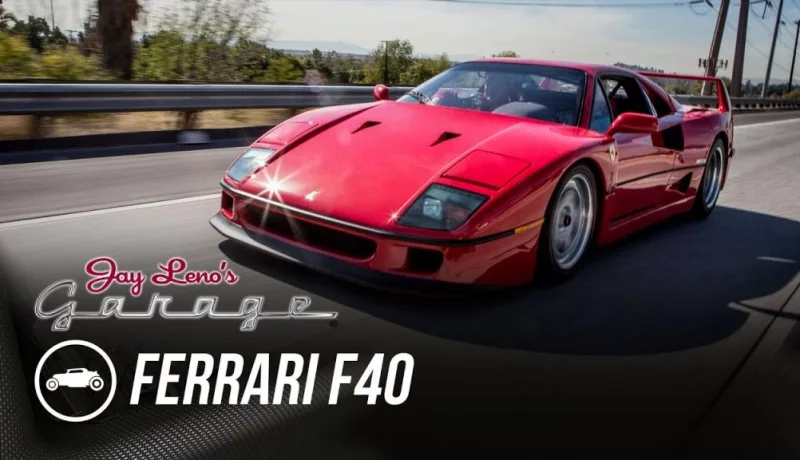 A 1990 Ferrari F40 Emerges From Jay Leno’s Garage