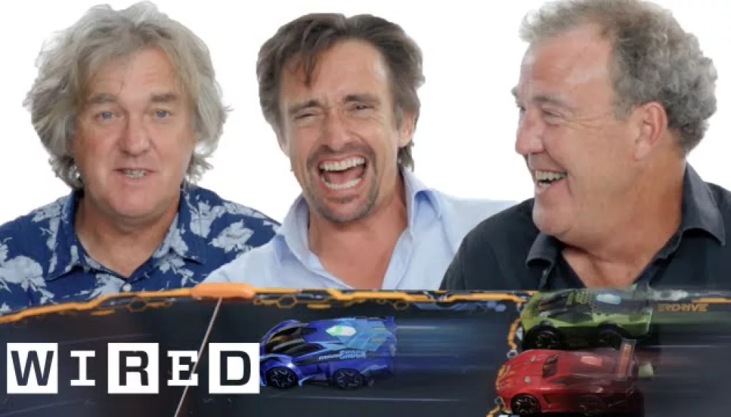 Clarkson, Hammond And May Engage In Scintillating Race