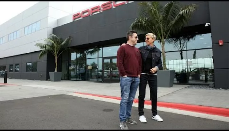 Ellen DeGeneres Drives A Porsche