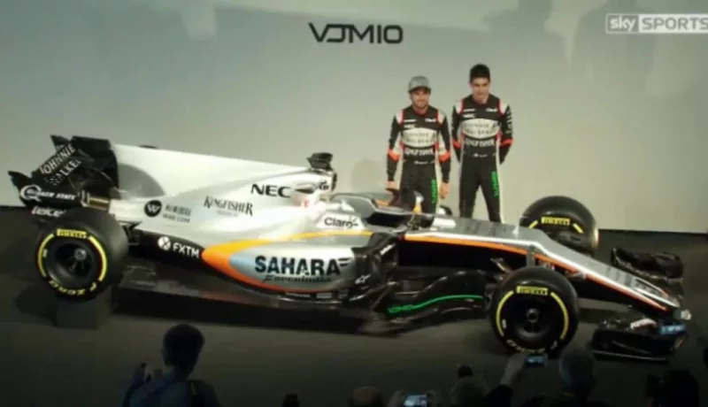 Force India Unveils Their 2017 Formula One Race Car
