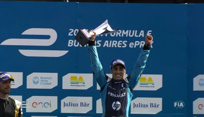 Sebastian Buemi Wins Buenos Aires Formula E Race