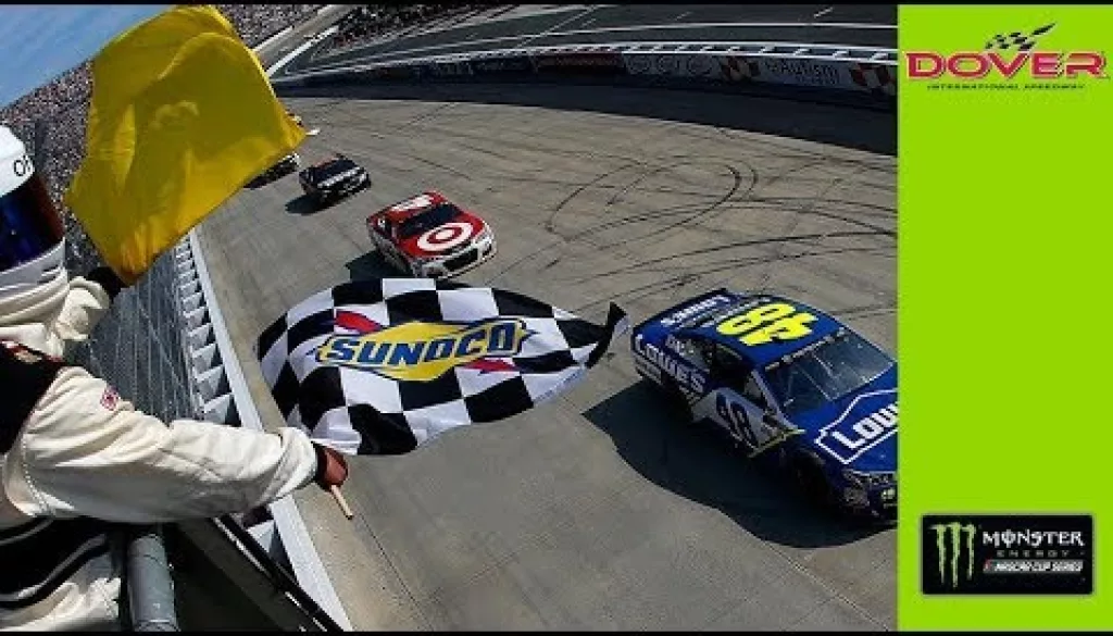 Jimmie Johnson Wins NASCAR Race At Dover