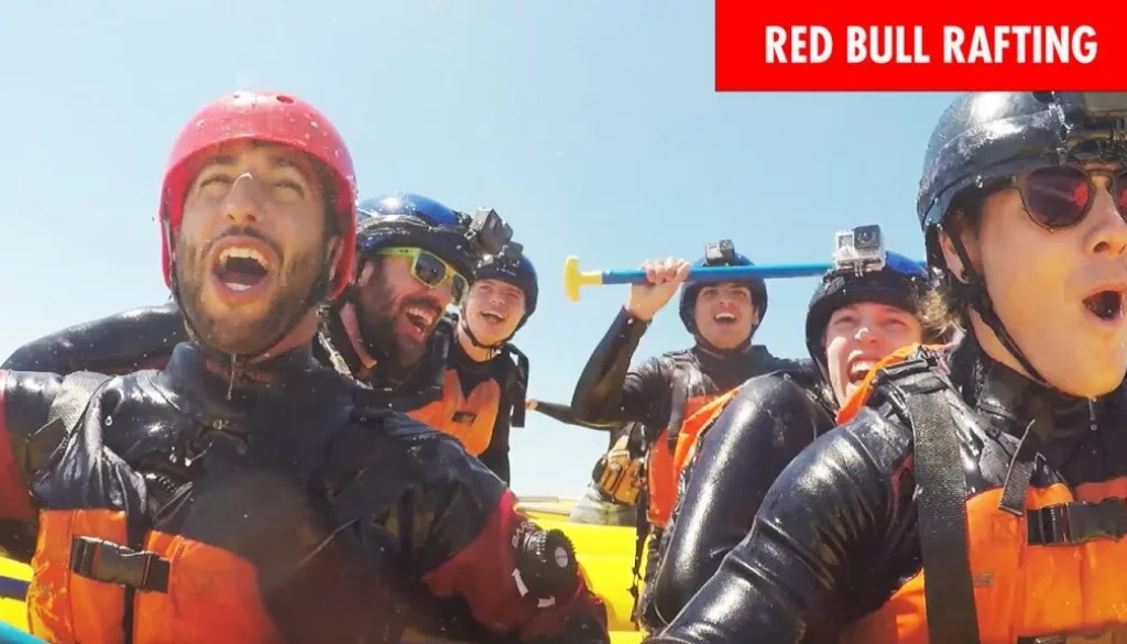 Red Bull F1 Drivers Go Rafting Before 2017 Canadian Grand Prix