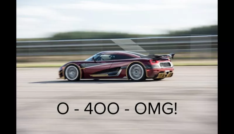 Koenigsegg Agera Goes 0-250 Very Quickly