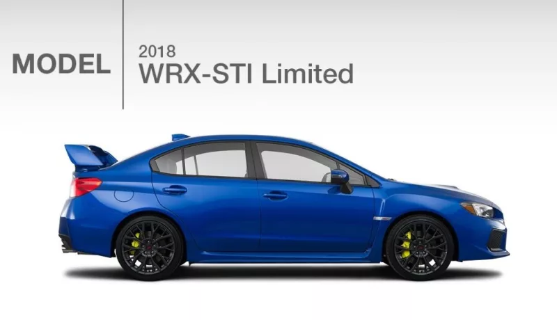 Subaru Presents The 2018 Subaru WRX STI Limited
