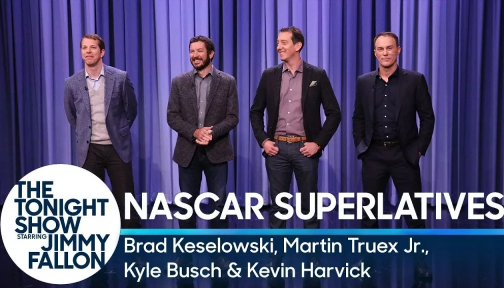 NASCAR Drivers Issue Superlatives For Jimmy Fallon