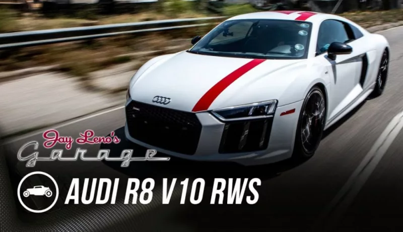 A 2018 Audi R8 V10 RWS Emerges From Jay Leno’s Garage