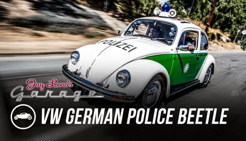 A 1979 Volkswagen German Police Beetle Emerges From Jay Leno’s Garage