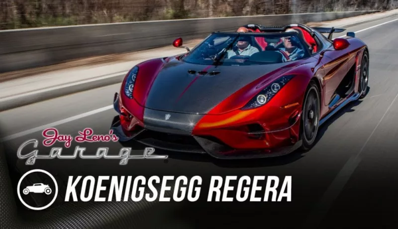 A 2018 Koenigsegg Regera Emerges From Jay Leno’s Garage