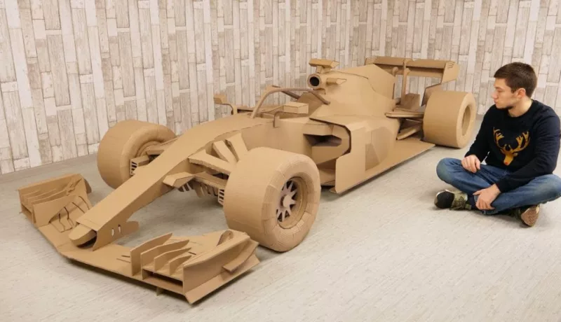 How To Make A Cardboard Formula One Car