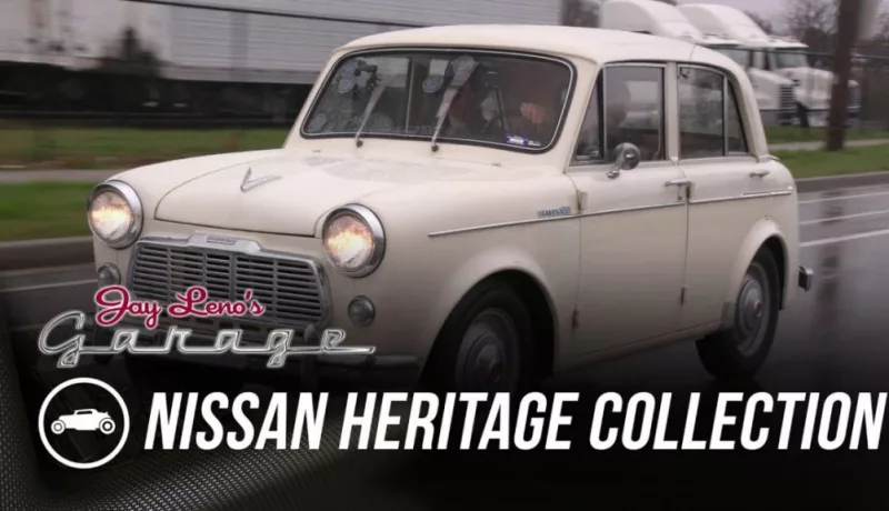 Jay Leno Visits The Nissan Heritage Collection