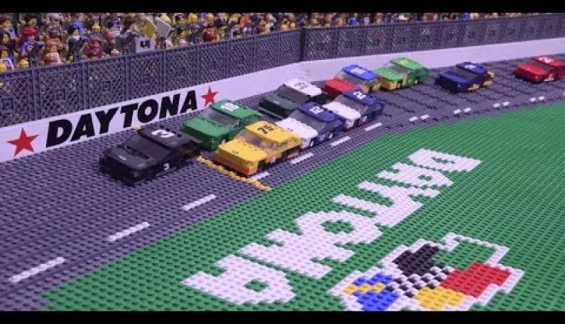 The Daytona 500 Best Finishes Relived In LEGO Glory