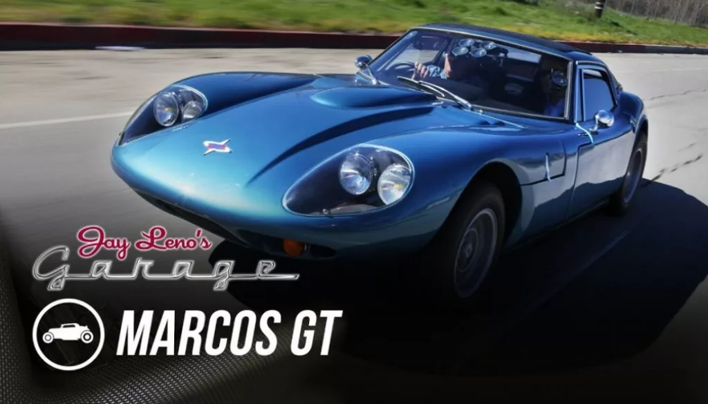 A 1971 Marcos GT Rolls Out Of Jay Leno’s Garage